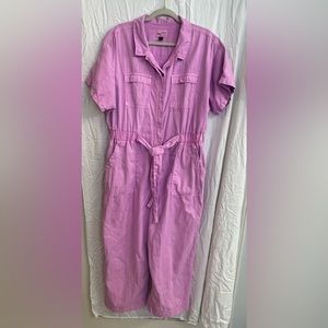Universal Thread jumpsuit in lavender. Size 14 elastic waist with tie